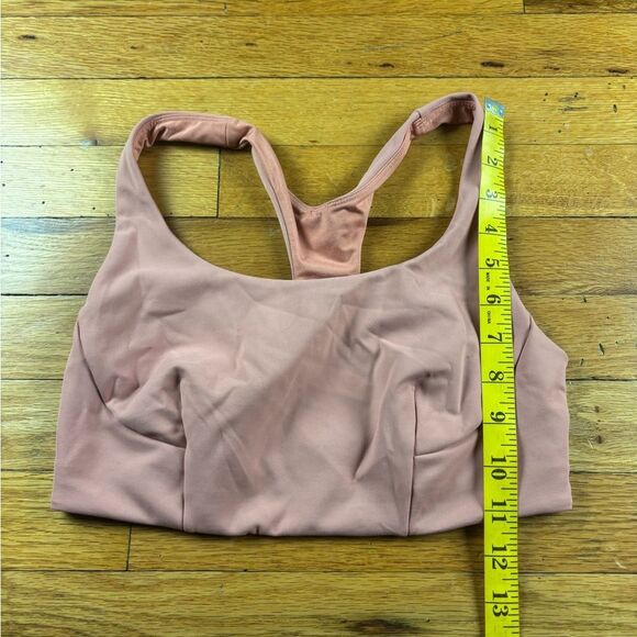 Lululemon Wunder Train Sports Bra Pink Savannah size 8 - Picture 6 of 9